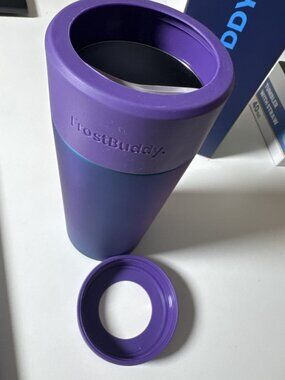 FrostBuddy 40 oz Tumbler w/ Straw (Purple) — NEW